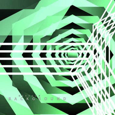 renkli altıgen soyut arka plan. Saydam vektör arka planı