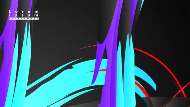 Renkli geometrik arka planlar. Basit form kompozisyonu. Eps10 vektör şablonu