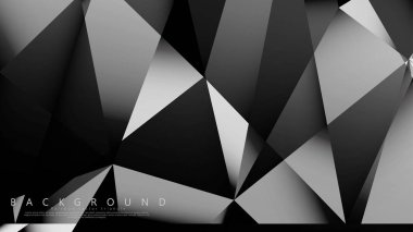 Soyut geometrik arka plan. koyu üçgen vektörü