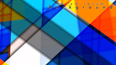 Renkli desen çizgileri ile soyut vektör arka plan tasarımı