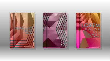 Kapak kitabı renkli altıgen soyut arka plan