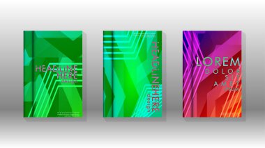 Kapak kitabı renkli altıgen soyut arka plan