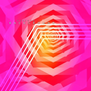 renkli altıgen soyut arka plan. Saydam vektör arka planı