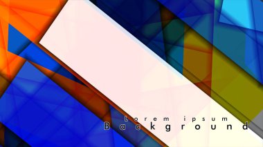 Renkli desen çizgileri ile soyut vektör arka plan tasarımı