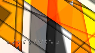 Dikdörtgen tüp elemanları vektör 3d arka plan