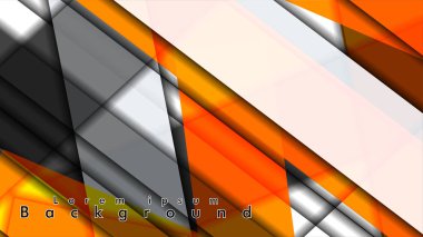 Dikdörtgen tüp elemanları vektör 3d arka plan