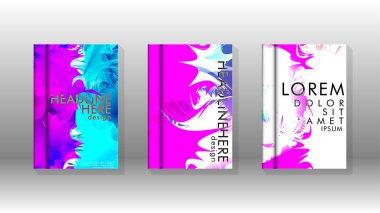 Renkli soyut sprey desenleri ile arka plan kapağı vektör tasarımı. Renk karışımı. Vektör Eps 10. Vektör çizimi