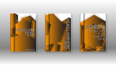 Soyut vektör düzeni arka planı. Broşürler, yıllık, dergi, vektör şablonları vb. için.