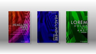 Kapak kitabı renkli altıgen soyut arka plan