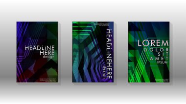 Kapak kitabı renkli altıgen soyut arka plan