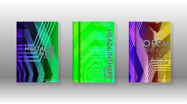 Kapak kitabı renkli altıgen soyut arka plan