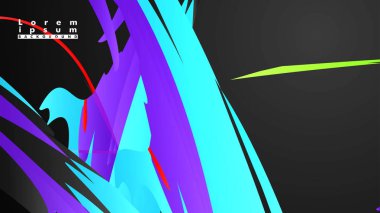 Renkli geometrik arka planlar. Basit form kompozisyonu. Eps10 vektör şablonu