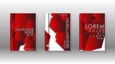 Soyut vektör düzeni arka planı. Broşürbroşürler, yıllık dergi vektör şablonları vb. için.