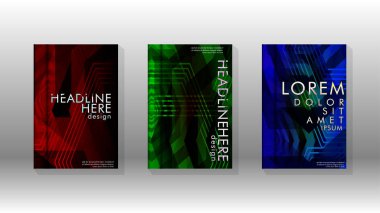 Kapak kitabı renkli altıgen soyut arka plan