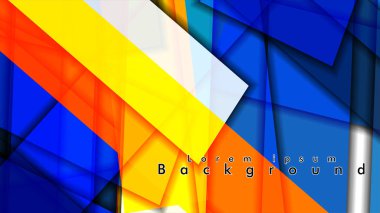 Renkli desen çizgileri ile soyut vektör arka plan tasarımı