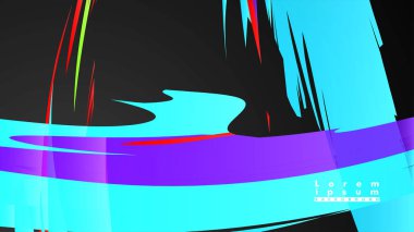 Renkli geometrik arka planlar. Basit form kompozisyonu. Eps10 vektör şablonu