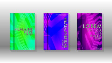 Kapak kitabı renkli altıgen soyut arka plan