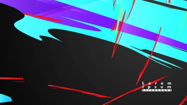 Renkli geometrik arka planlar. Basit form kompozisyonu. Eps10 vektör şablonu