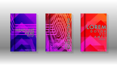 Kapak kitabı renkli altıgen soyut arka plan