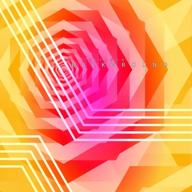 renkli altıgen soyut arka plan. Saydam vektör arka planı