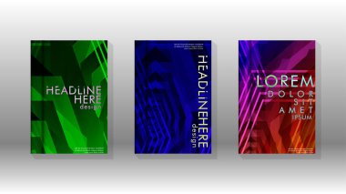 Kapak kitabı renkli altıgen soyut arka plan