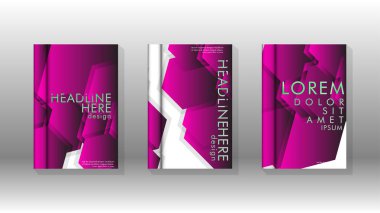 Soyut vektör düzeni arka planı. Broşürler, yıllık, dergi, vektör şablonları vb. için Eps 10'da altıgen desenlerin modern tasarımı