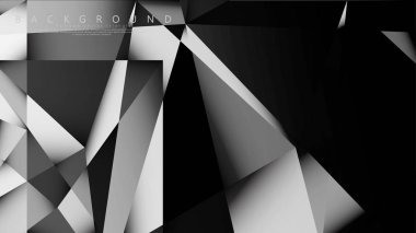 Soyut geometrik arka plan. koyu üçgen vektörü