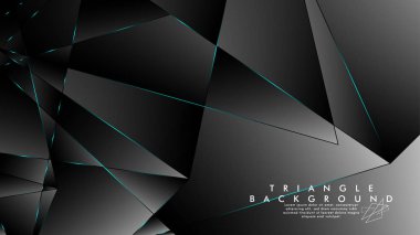 Soyut Arka Plan Geometrik lüks çokgen desenleri ile. Mavi Işık üçgen çizgisi