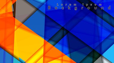 Renkli desen çizgileri ile soyut vektör arka plan tasarımı