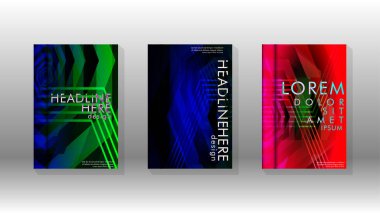 Kapak kitabı renkli altıgen soyut arka plan