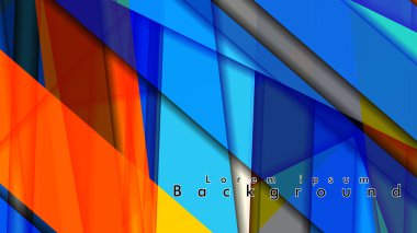 Renkli desen çizgileri ile soyut vektör arka plan tasarımı