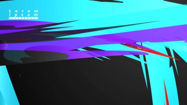 Renkli geometrik arka planlar. Basit form kompozisyonu. Eps10 vektör şablonu