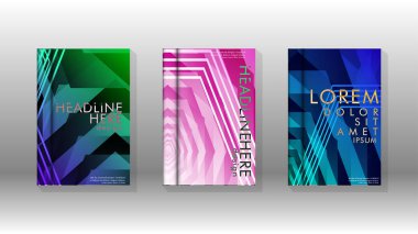 Kapak kitabı renkli altıgen soyut arka plan