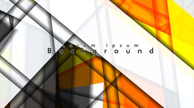 Dikdörtgen tüp elemanları vektör 3d arka plan