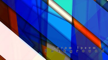 Renkli desen çizgileri ile soyut vektör arka plan tasarımı