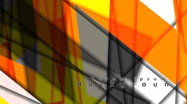 Dikdörtgen tüp elemanları vektör 3d arka plan