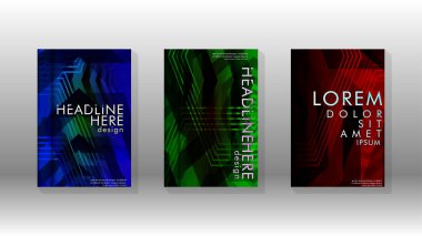 Kapak kitabı renkli altıgen soyut arka plan