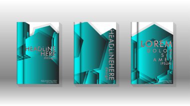 Soyut vektör düzeni arka planı. Broşürler, yıllık, dergi, vektör şablonları vb. için.