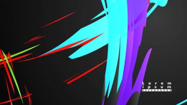 Renkli geometrik arka planlar. Basit form kompozisyonu. Eps10 vektör şablonu