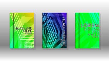 Kapak kitabı renkli altıgen soyut arka plan