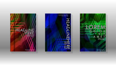 Kapak kitabı renkli altıgen soyut arka plan