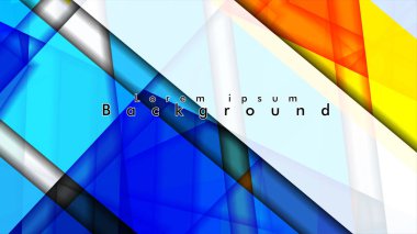 Renkli desen çizgileri ile soyut vektör arka plan tasarımı