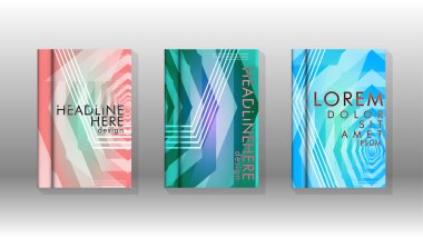 Kapak kitabı renkli altıgen soyut arka plan