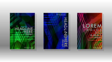 Kapak kitabı renkli altıgen soyut arka plan