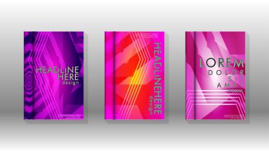 Kapak kitabı renkli altıgen soyut arka plan