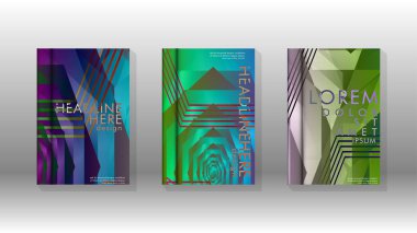 Kapak kitabı renkli altıgen soyut arka plan