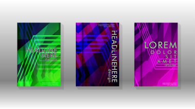 Kapak kitabı renkli altıgen soyut arka plan