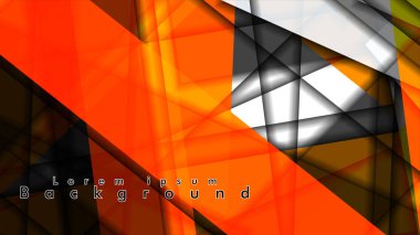 Dikdörtgen tüp elemanları vektör 3d arka plan