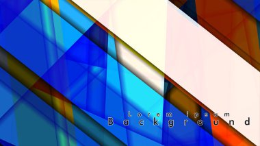 Renkli desen çizgileri ile soyut vektör arka plan tasarımı