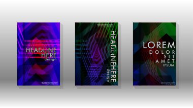 Kapak kitabı renkli altıgen soyut arka plan